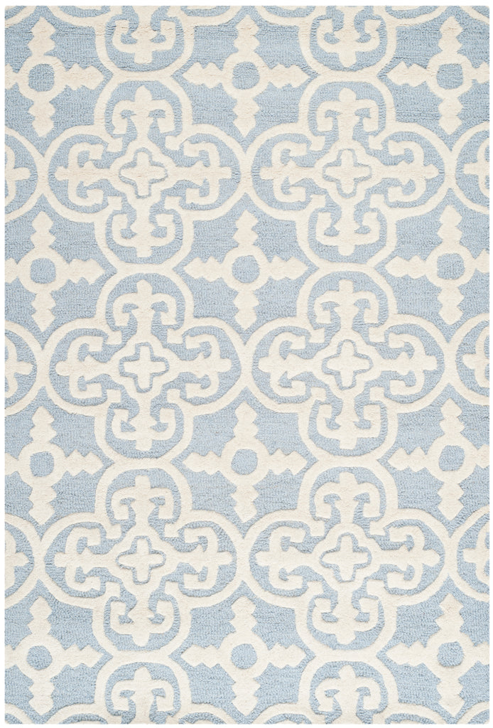 Safavieh Cambridge Rug Collection CAM133A - Light Blue / Ivory