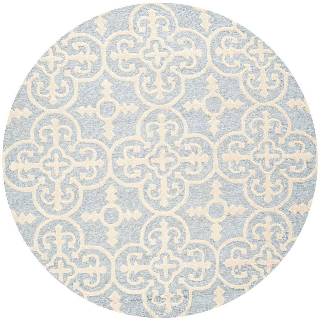 Safavieh Cambridge Rug Collection CAM133A - Light Blue / Ivory