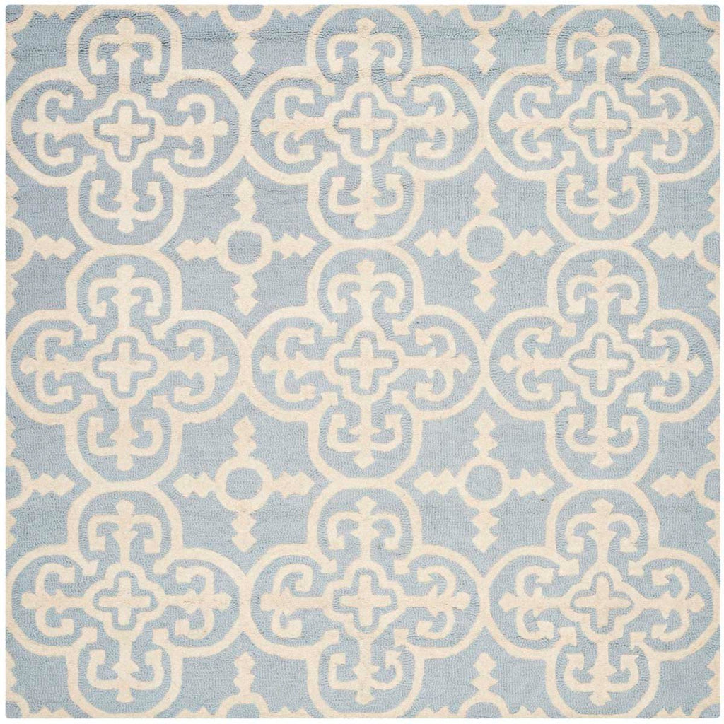 Safavieh Cambridge Rug Collection CAM133A - Light Blue / Ivory