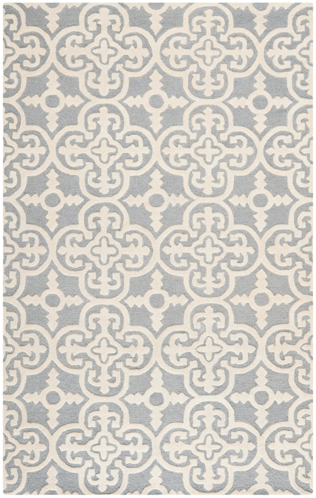 Safavieh Cambridge Rug Collection CAM133D - Silver / Ivory