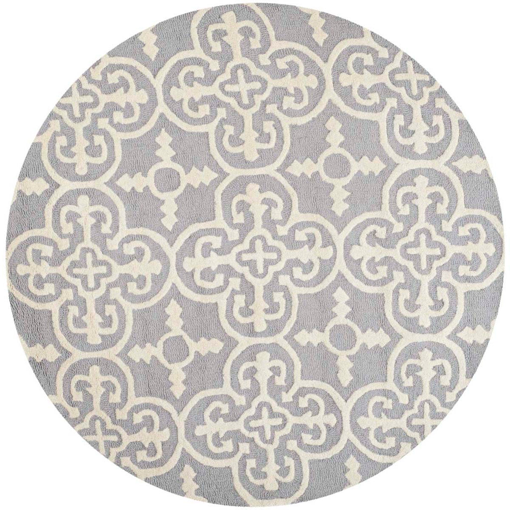 Safavieh Cambridge Rug Collection CAM133D - Silver / Ivory