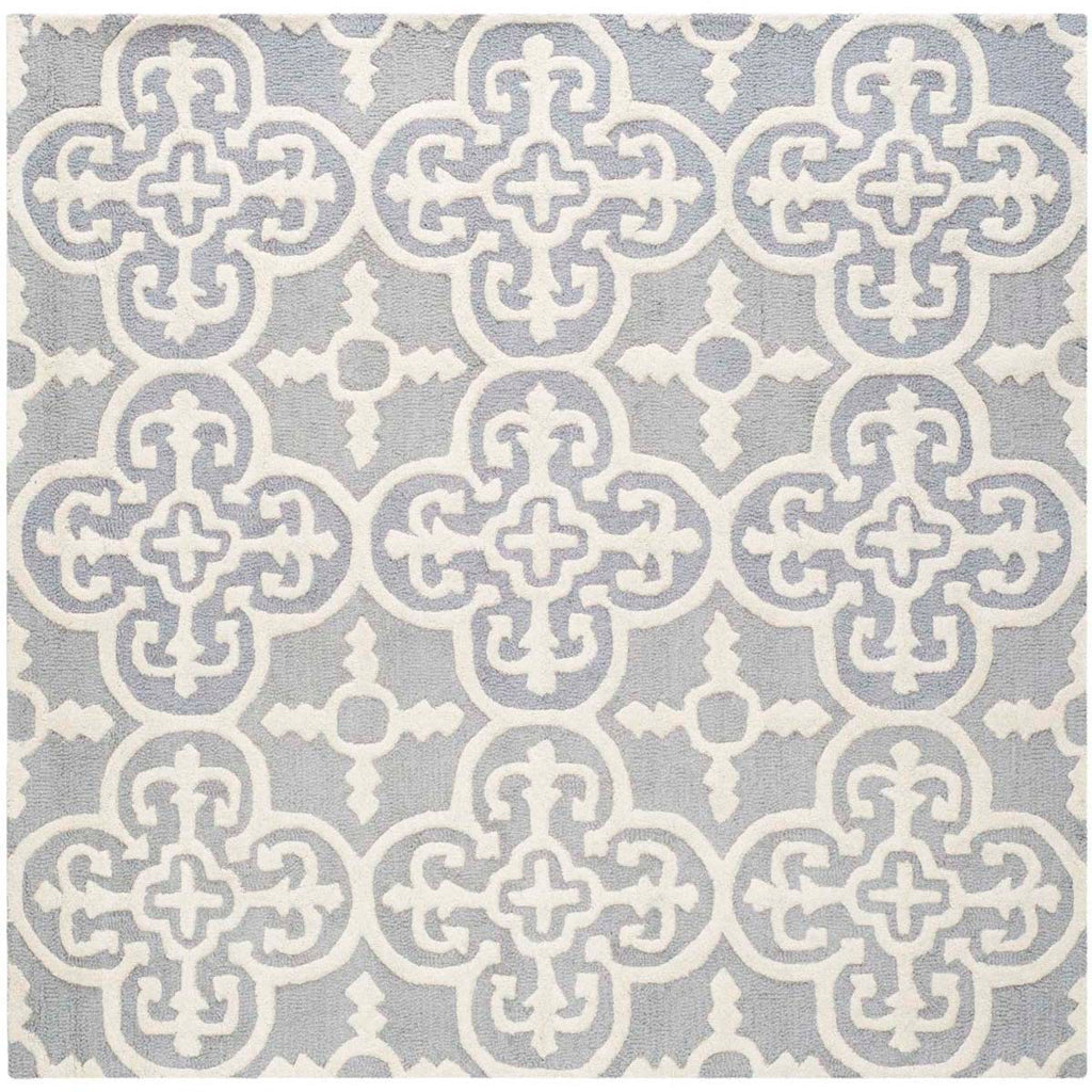 Safavieh Cambridge Rug Collection CAM133D - Silver / Ivory