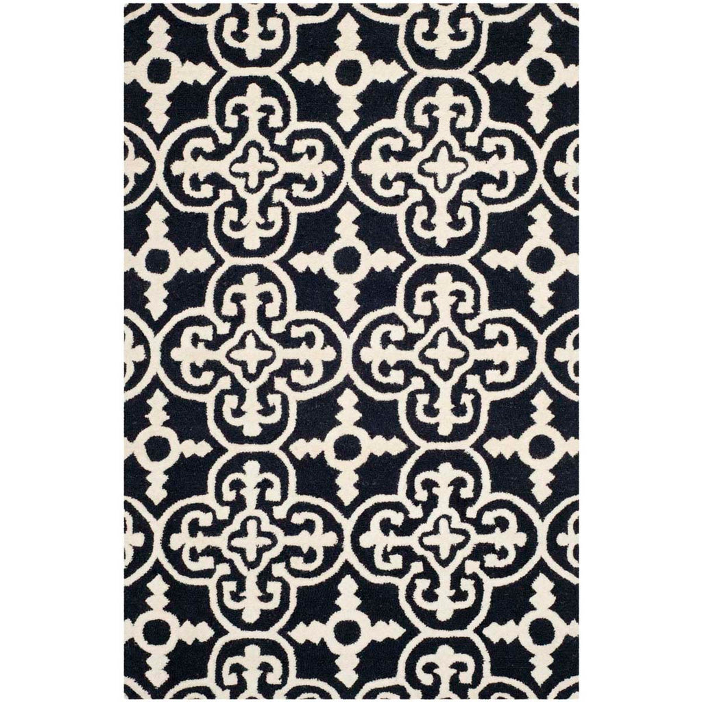 Safavieh Cambridge Rug Collection CAM133E - Black / Ivory