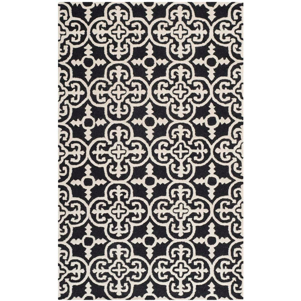 Safavieh Cambridge Rug Collection CAM133E - Black / Ivory