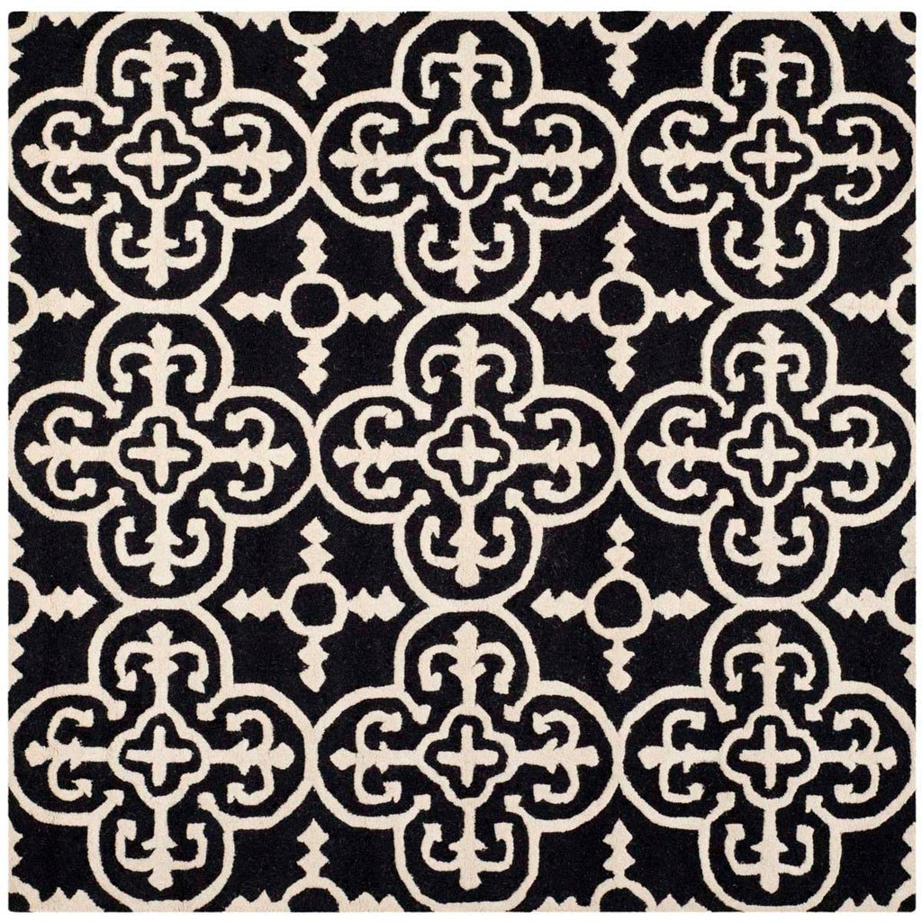 Safavieh Cambridge Rug Collection CAM133E - Black / Ivory