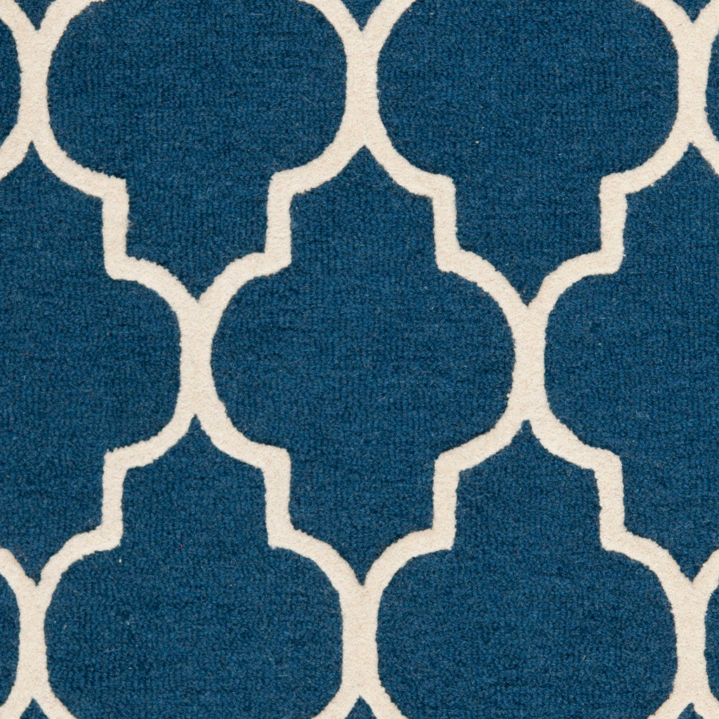 Contemporary Area Rug, CAM134G, 90 X 150 cm in Navy / Ivory