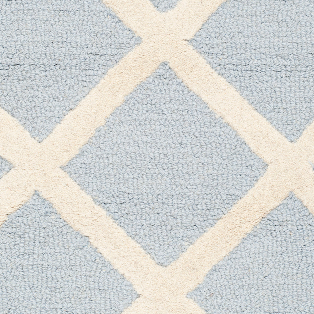 Contemporary Area Rug, CAM135A, 120 X 180 cm in Light Blue / Ivory