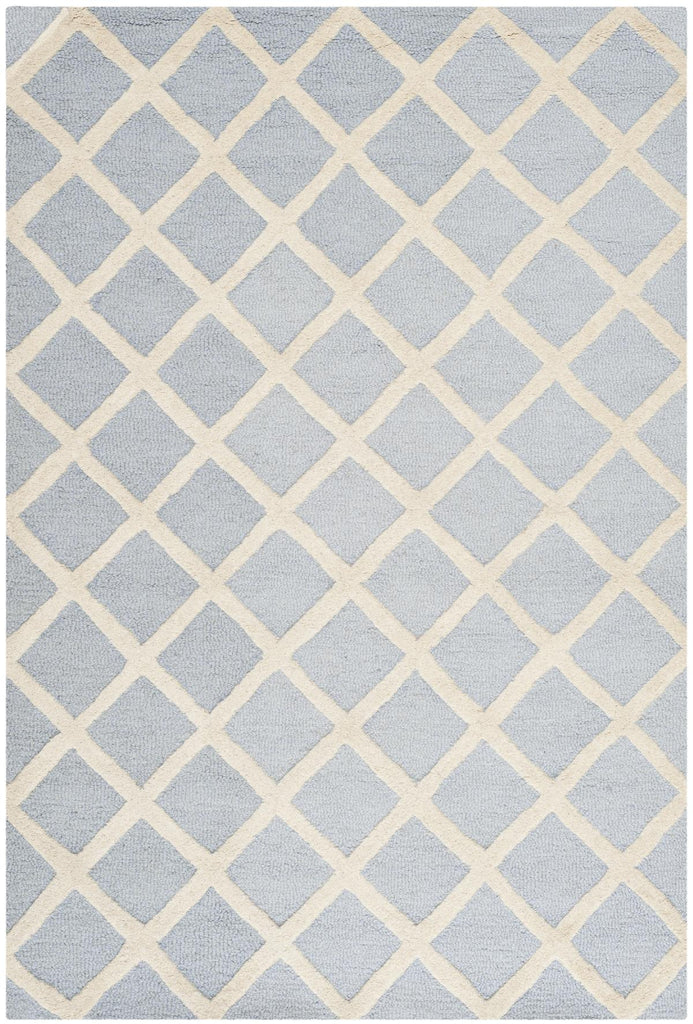 Contemporary Area Rug, CAM135A, 120 X 180 cm in Light Blue / Ivory