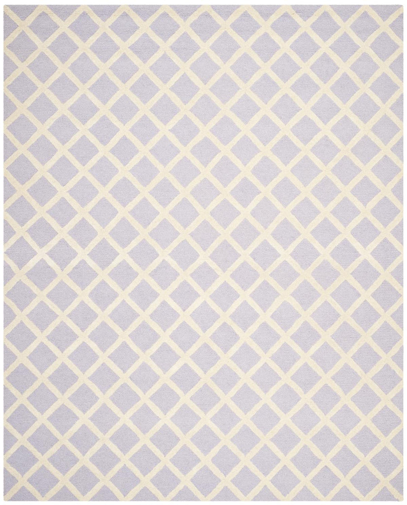 Contemporary Area Rug, CAM135C, 120 X 180 cm in Lavender / Ivory