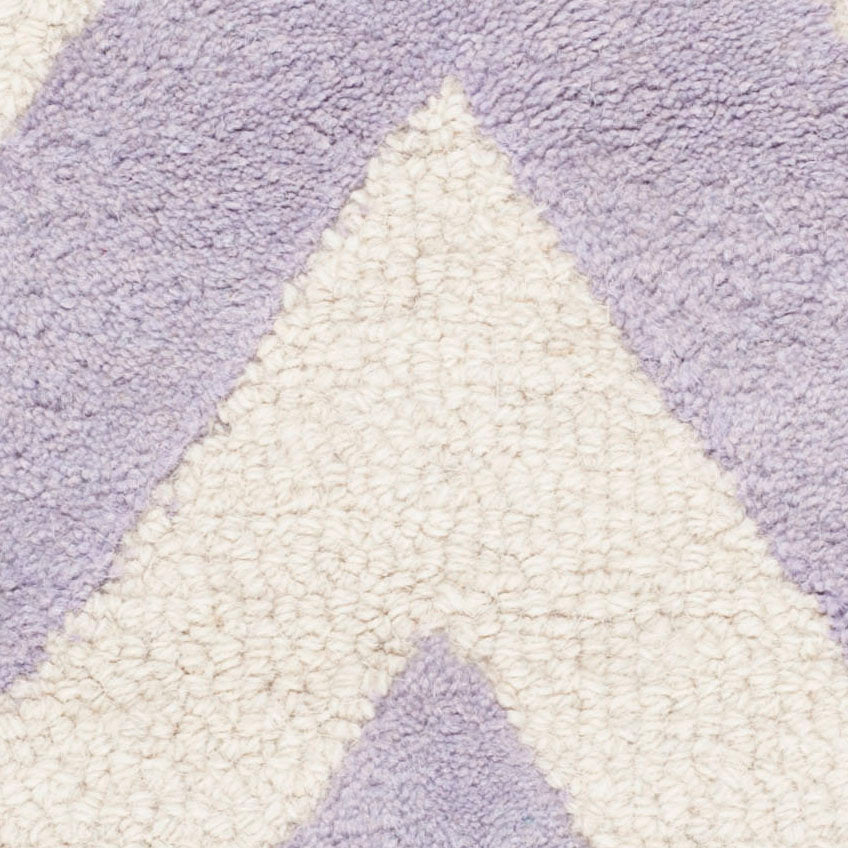 Contemporary Runner Rug, CAM139C, 62 X 240 cm in Lavender / Ivory