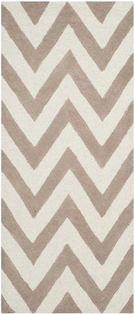 Contemporary Runner Rug, CAM139J, 76 X 182 cm in Beige / Ivory