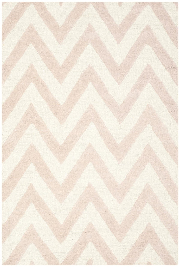 Contemporary Accent Rug, CAM139M, 60 X 91 cm in Light Pink / Ivory