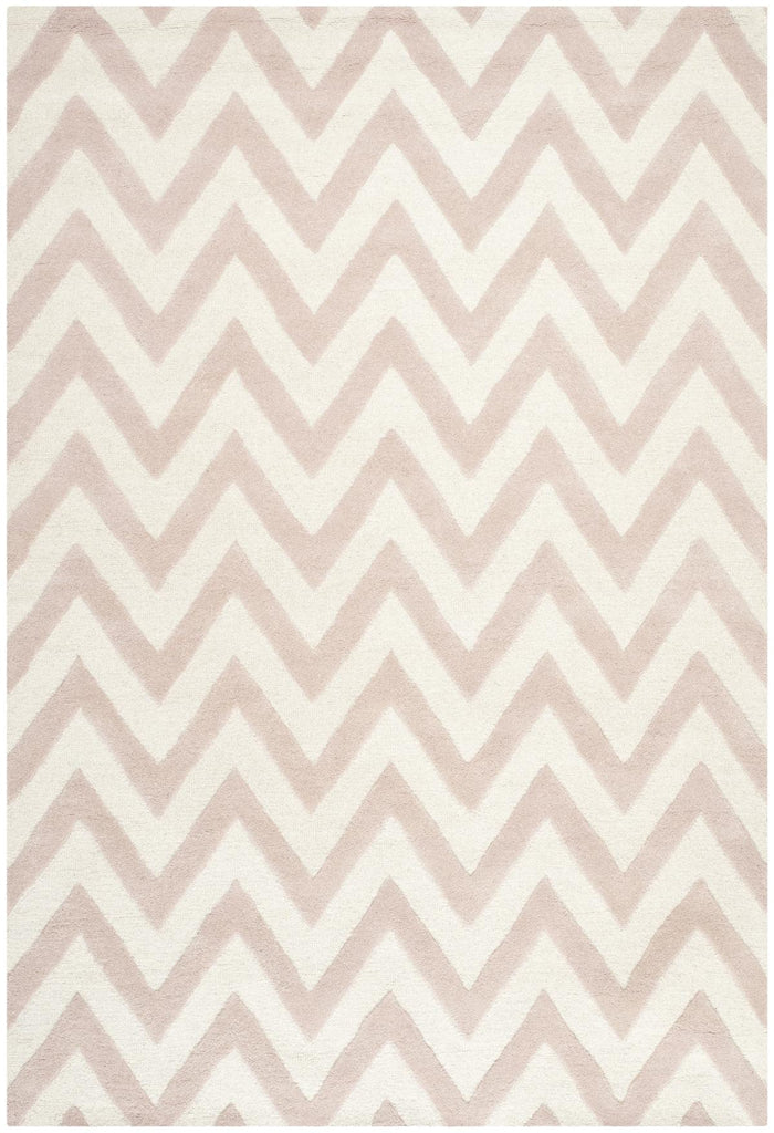 Contemporary Area Rug, CAM139M, 200 X 300 cm in Light Pink / Ivory