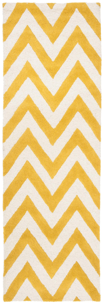 Contemporary Runner Rug, CAM139Q, 62 X 240 cm in Gold / Ivory