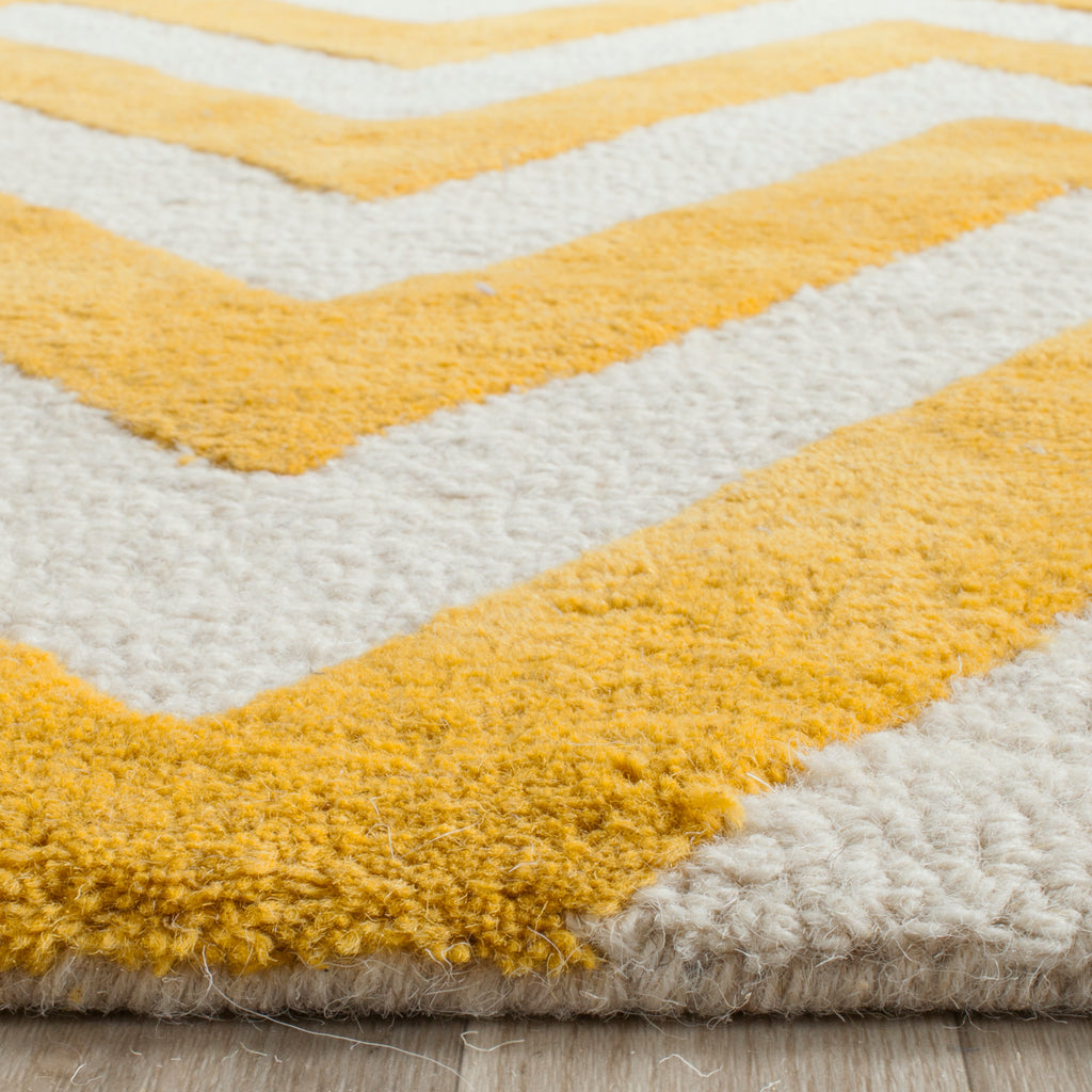 Contemporary Runner Rug, CAM139Q, 62 X 240 cm in Gold / Ivory