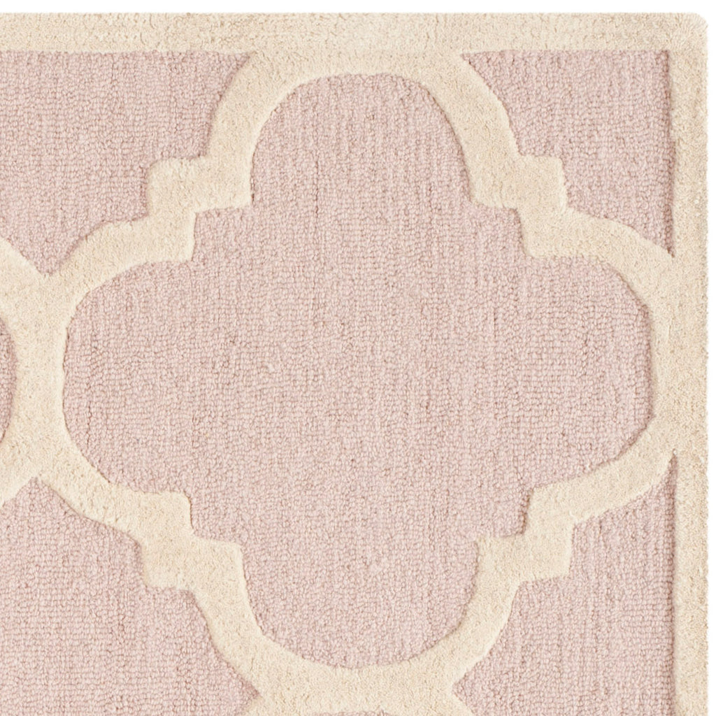 Contemporary Area Rug, CAM140M, 160 X 230 cm in Light Pink / Ivory