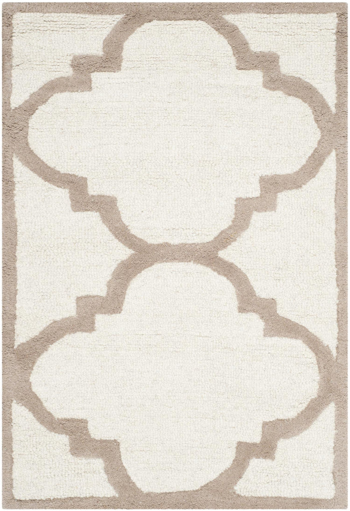 Contemporary Accent Rug, CAM140P, 60 X 91 cm in Ivory / Beige