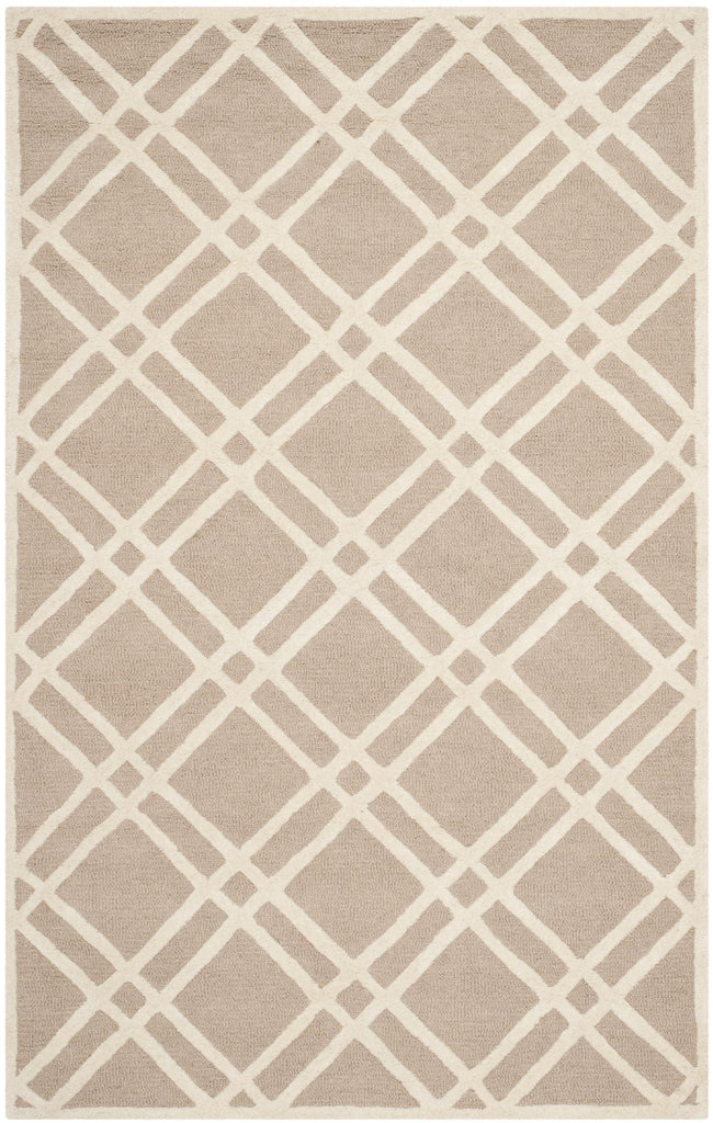 Contemporary Area Rug, CAM142J, 120 X 180 cm in Beige / Ivory