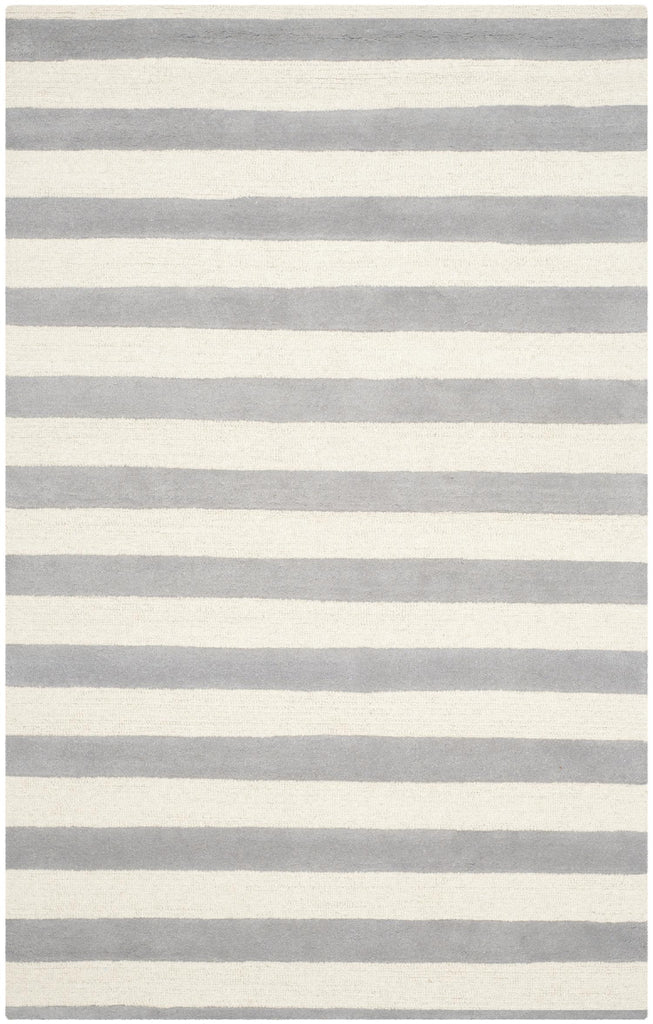 Contemporary Area Rug, CAM154A, 120 X 180 cm in Grey / Ivory