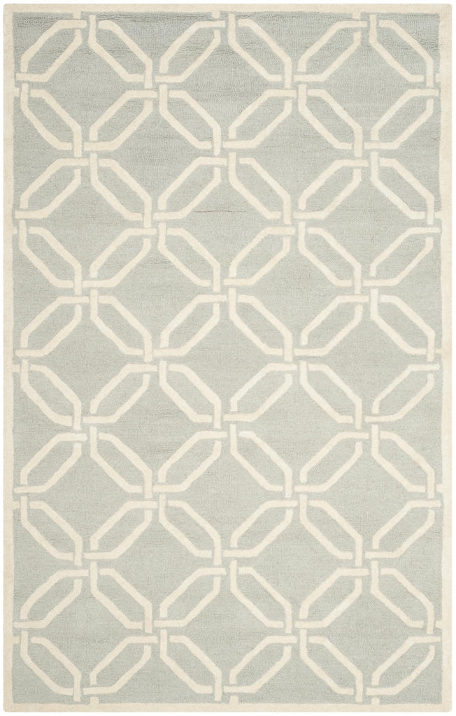 Contemporary Area Rug, CAM311L, 160 X 230 cm in Light Grey / Ivory