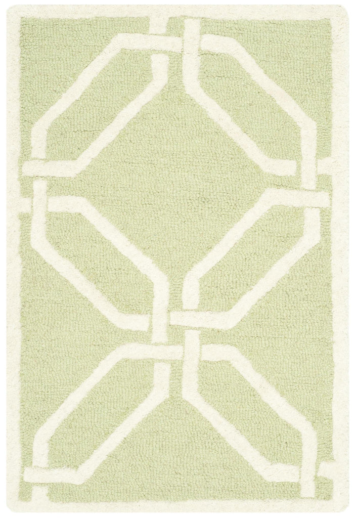 Contemporary Area Rug, CAM311N, 90 X 150 cm in Lime / Ivory