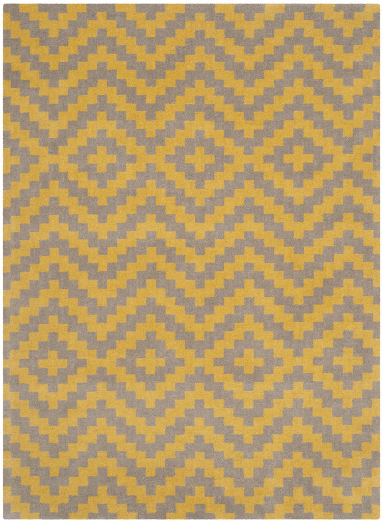 Contemporary Area Rug, CAM324X, 120 X 180 cm in Taupe / Gold