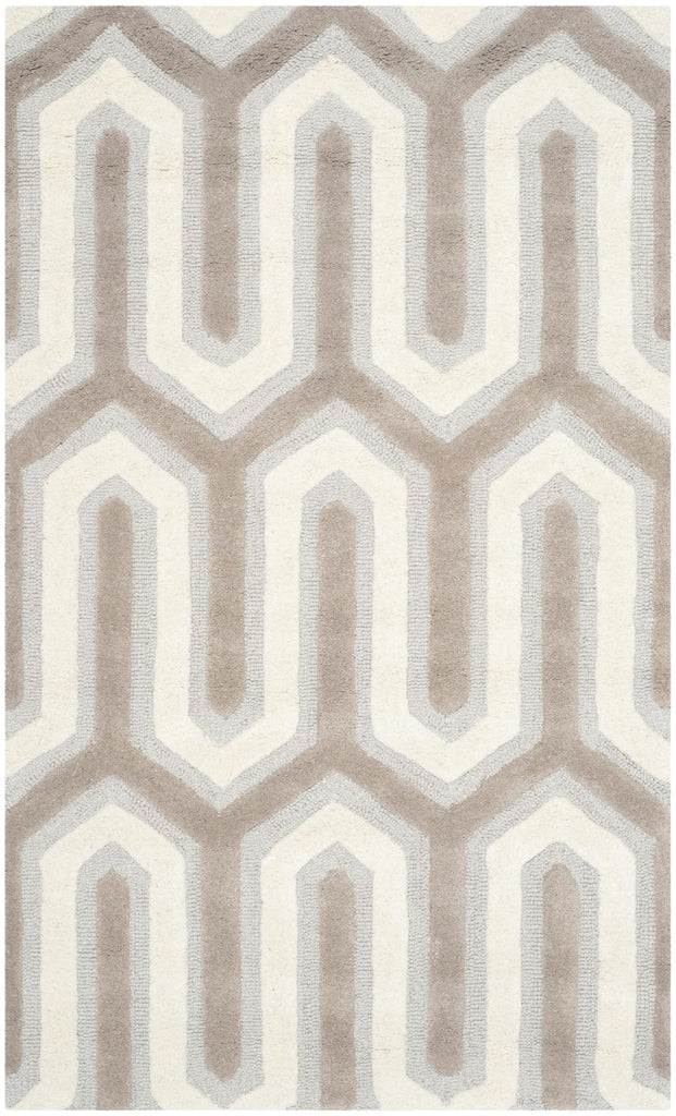 Contemporary Area Rug, CAM351E, 90 X 150 cm in Light Blue / Grey