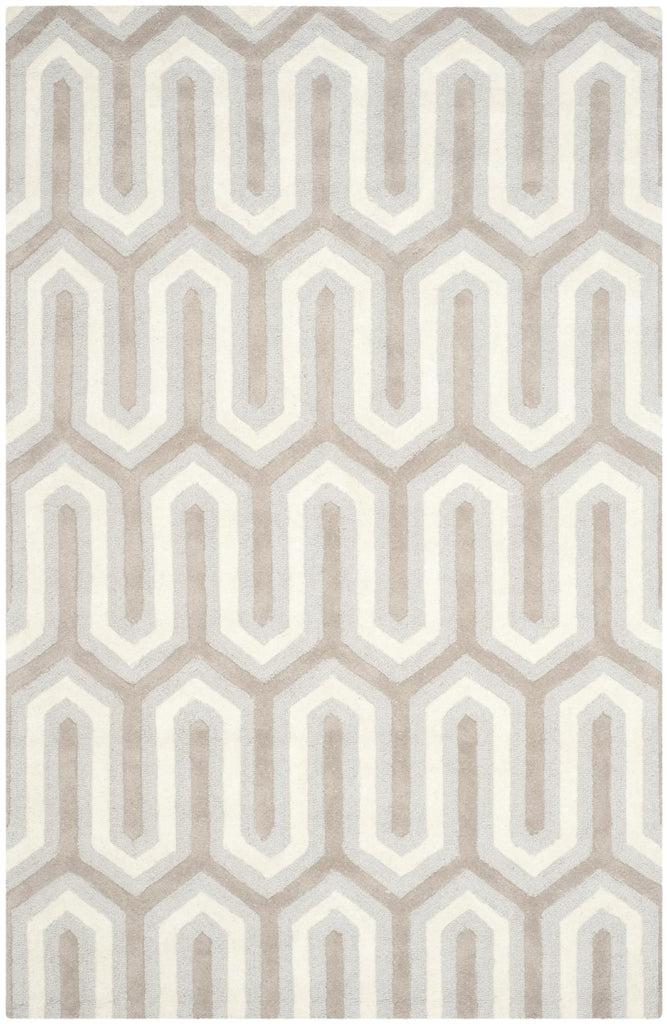 Contemporary Area Rug, CAM351E, 120 X 180 cm in Light Blue / Grey