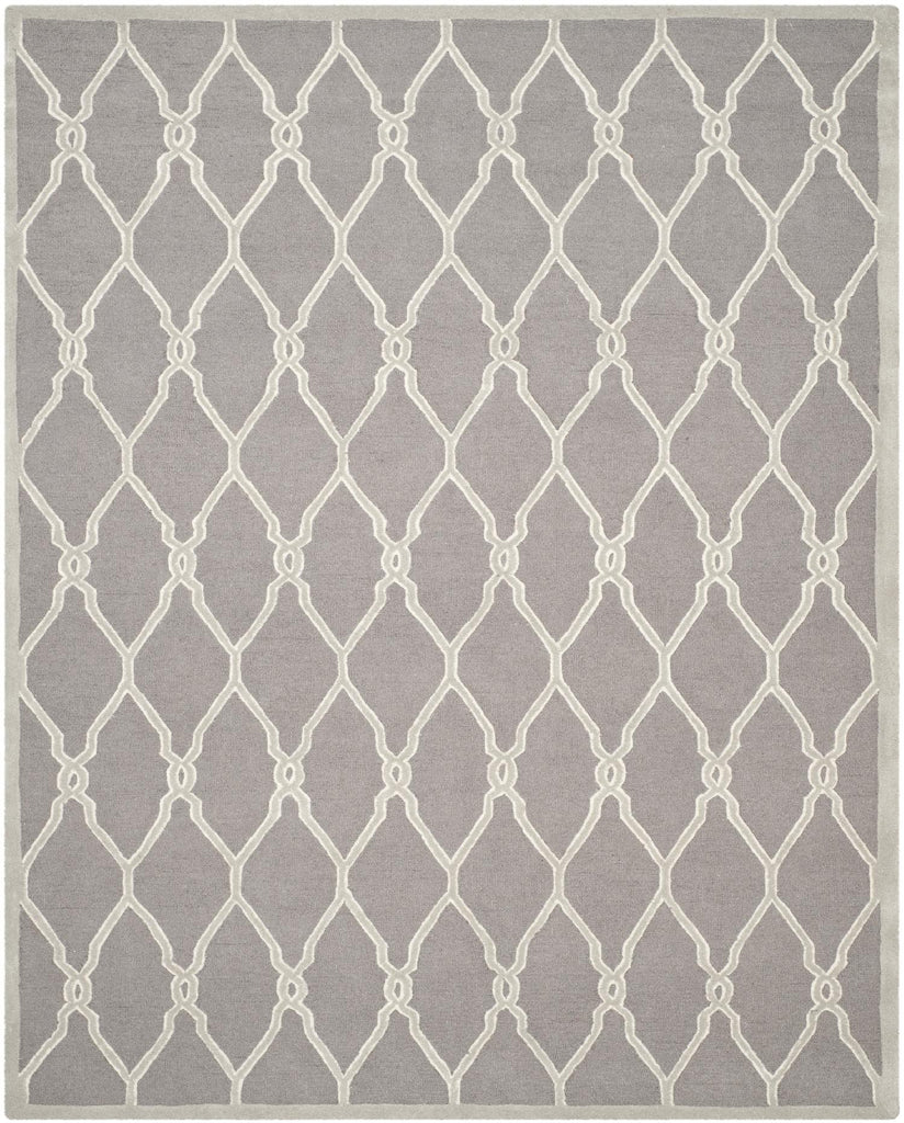 Contemporary Area Rug, CAM352D, 160 X 230 cm in Dark Grey / Ivory