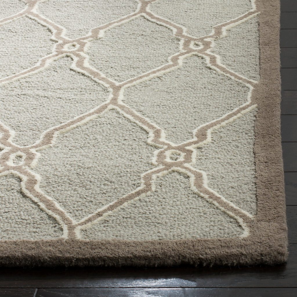 Contemporary Area Rug, CAM352L, 160 X 230 cm in Light Grey / Ivory