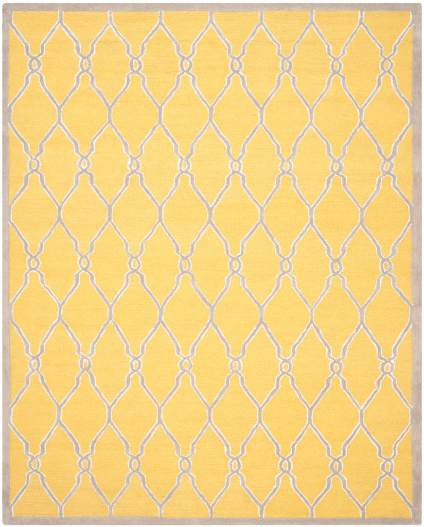 Contemporary Area Rug, CAM352Q, 160 X 230 cm in Gold / Ivory