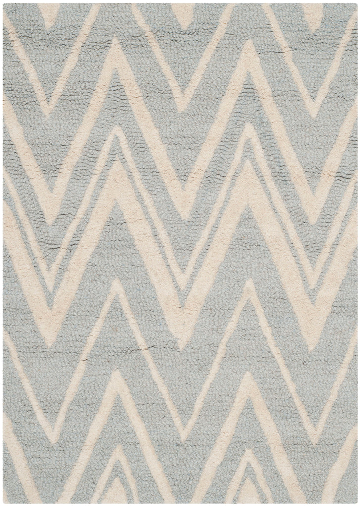 Contemporary Area Rug, CAM711G, 90 X 150 cm in Grey / Ivory