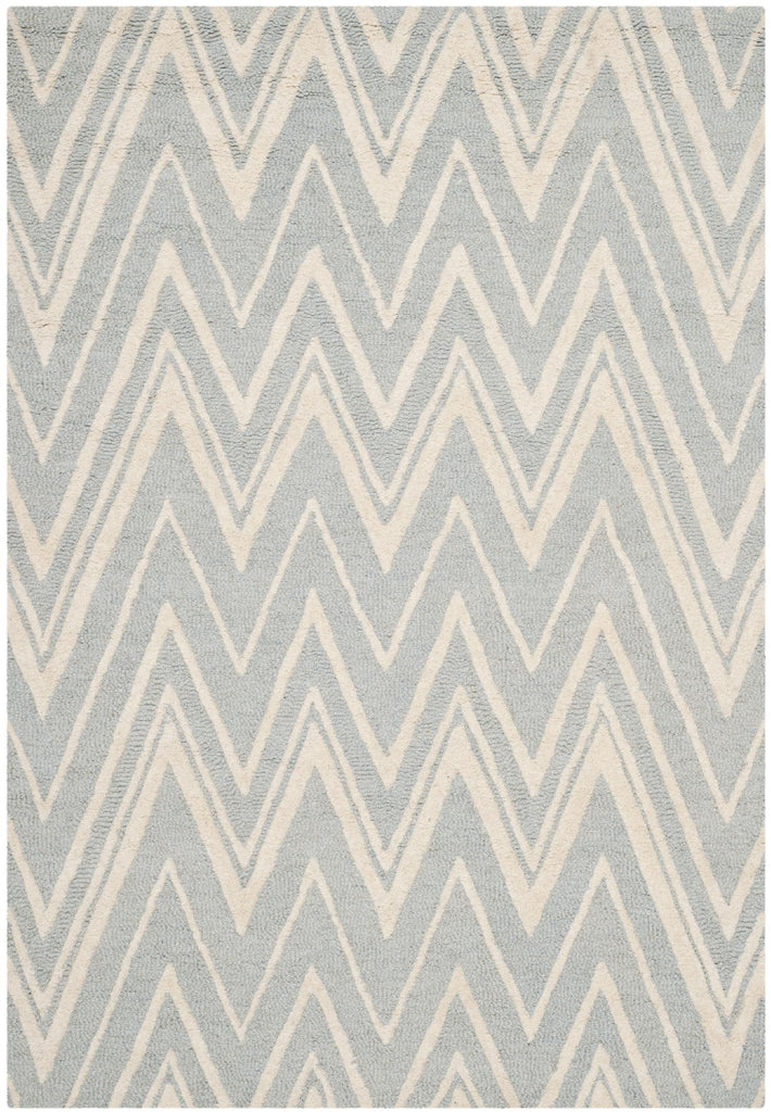 Contemporary Area Rug, CAM711G, 120 X 180 cm in Grey / Ivory