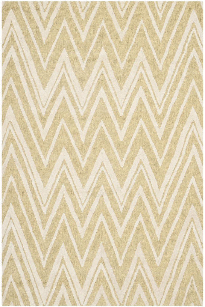 Contemporary Area Rug, CAM711L, 120 X 180 cm in Light Gold / Ivory