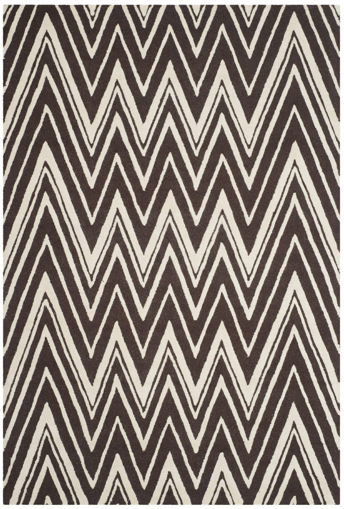 Contemporary Area Rug, CAM711R, 160 X 230 cm in Brown / Ivory