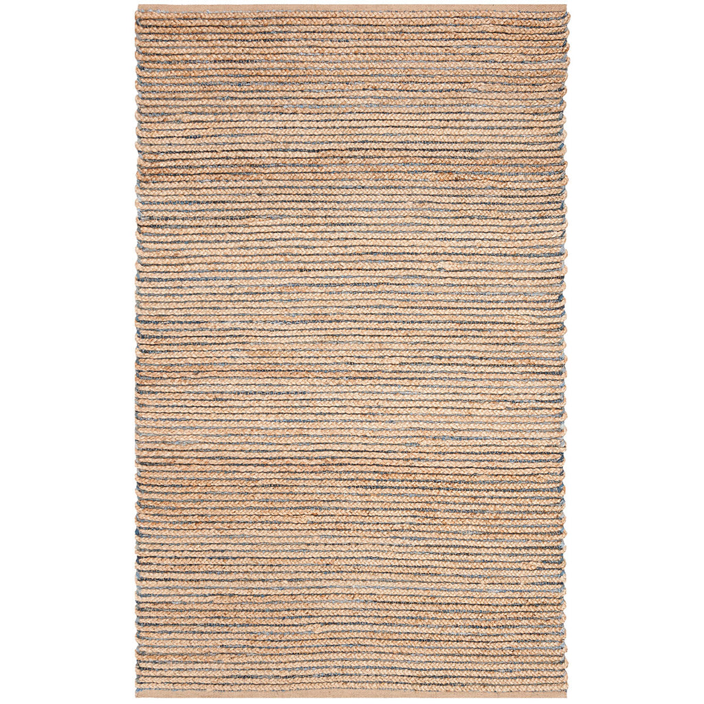 Safavieh Cape Cod Rug Collection CAP307M - Natural / Blue