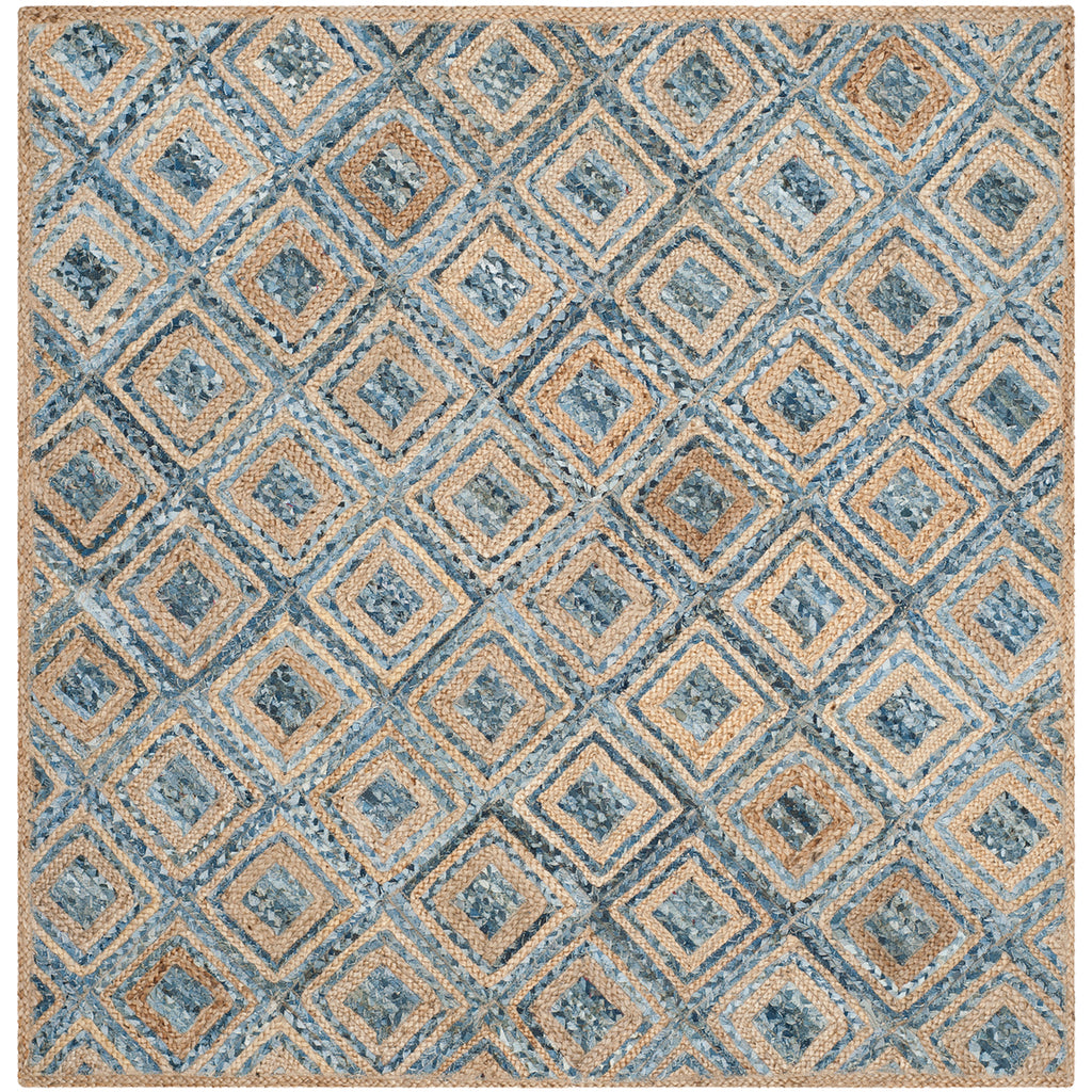 Safavieh Cape Cod Rug Collection CAP354A - Natural / Blue