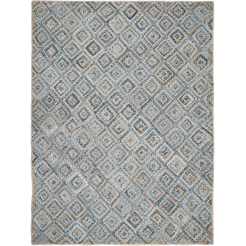 Safavieh Cape Cod Rug Collection CAP354A - Natural / Blue