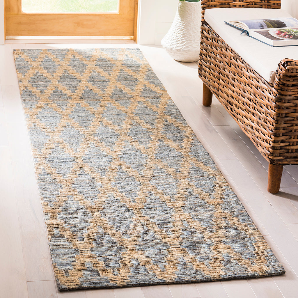 Safavieh Cape Cod Rug Collection CAP413A - Light Blue / Gold