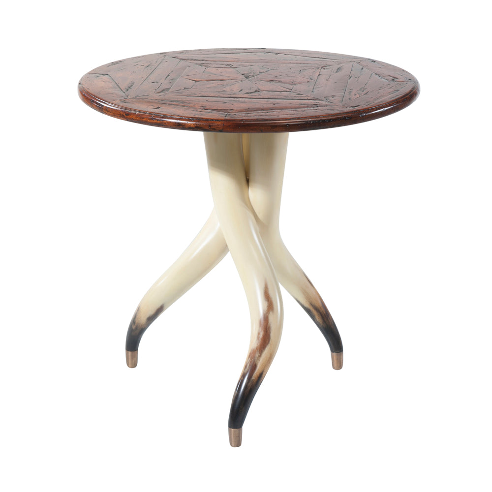 The Longhorn Side Table | Theodore Alexander - CB50012