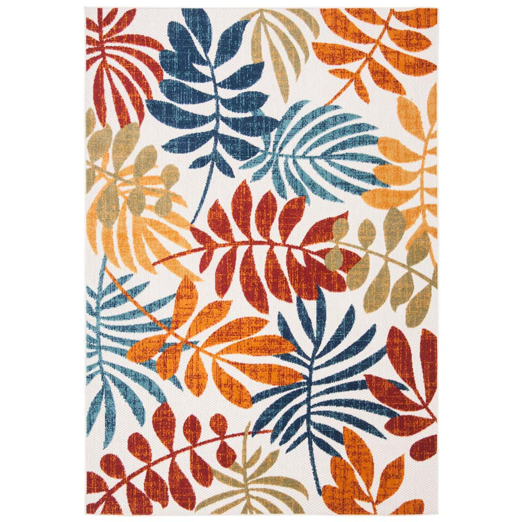 Safavieh Cabana Rug Collection CBN814A - Creme / Red