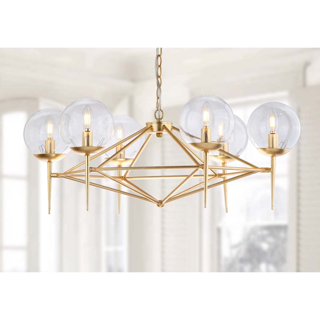 Safavieh Greyor Chandelier-Gold