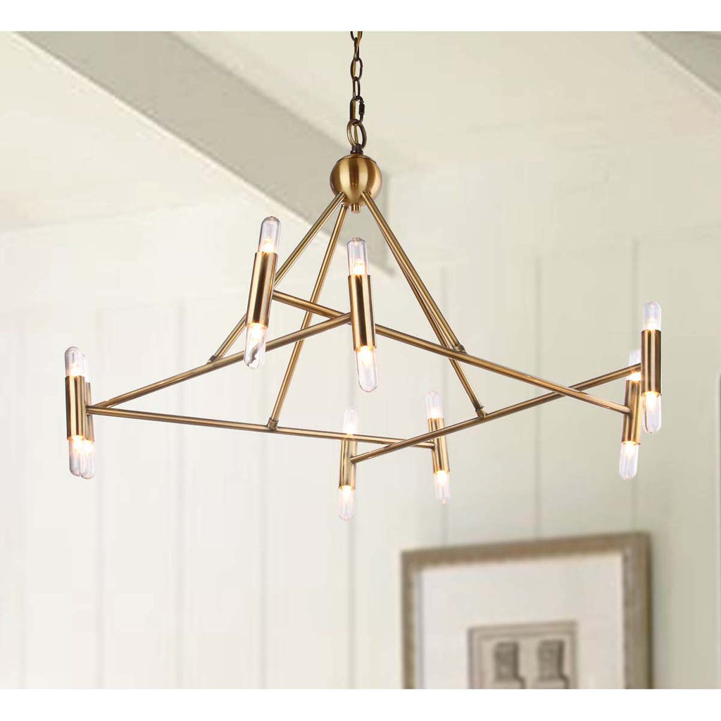 Safavieh Hegarty Chandelier-Gold