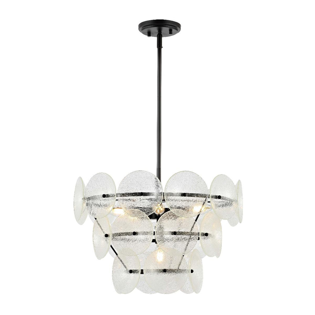 Safavieh Landreth Chandelier - Black/Clear