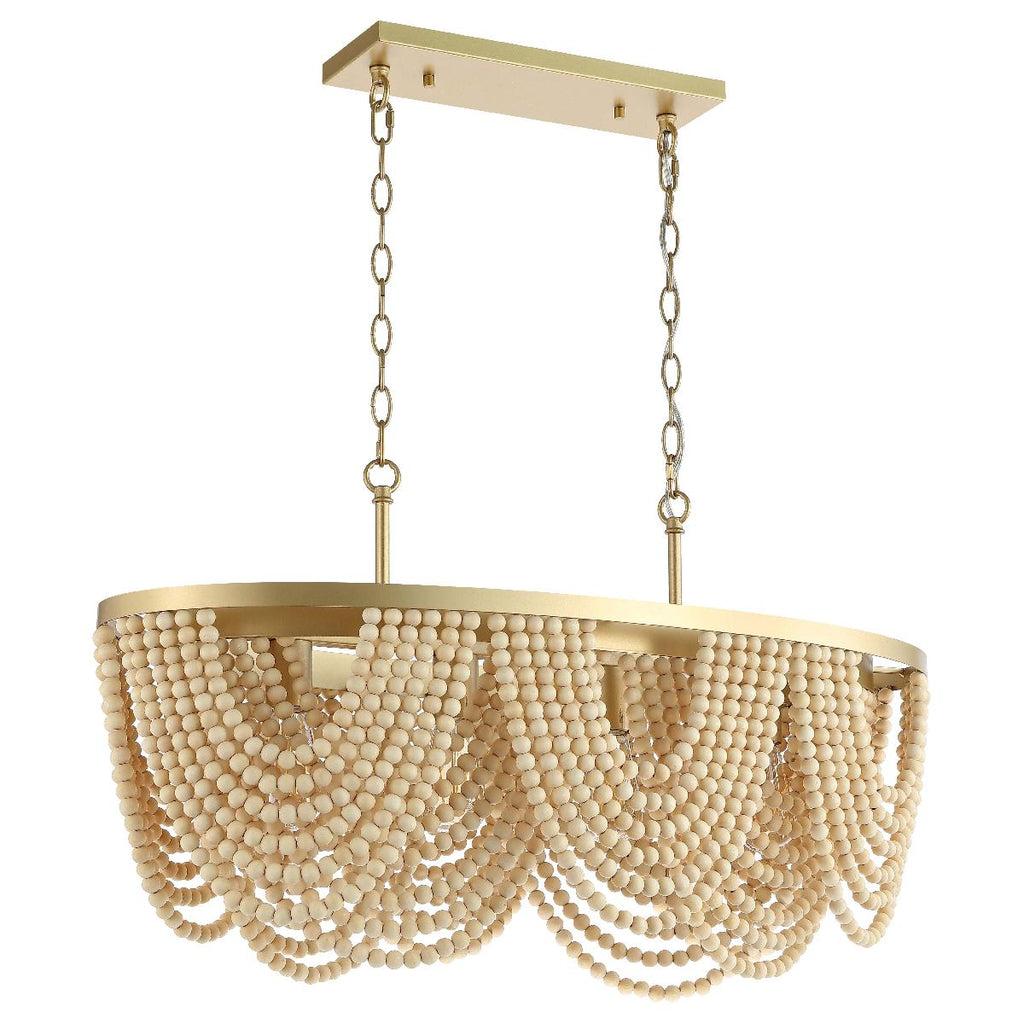 Safavieh Alluri Chandelier - Gold / Natural