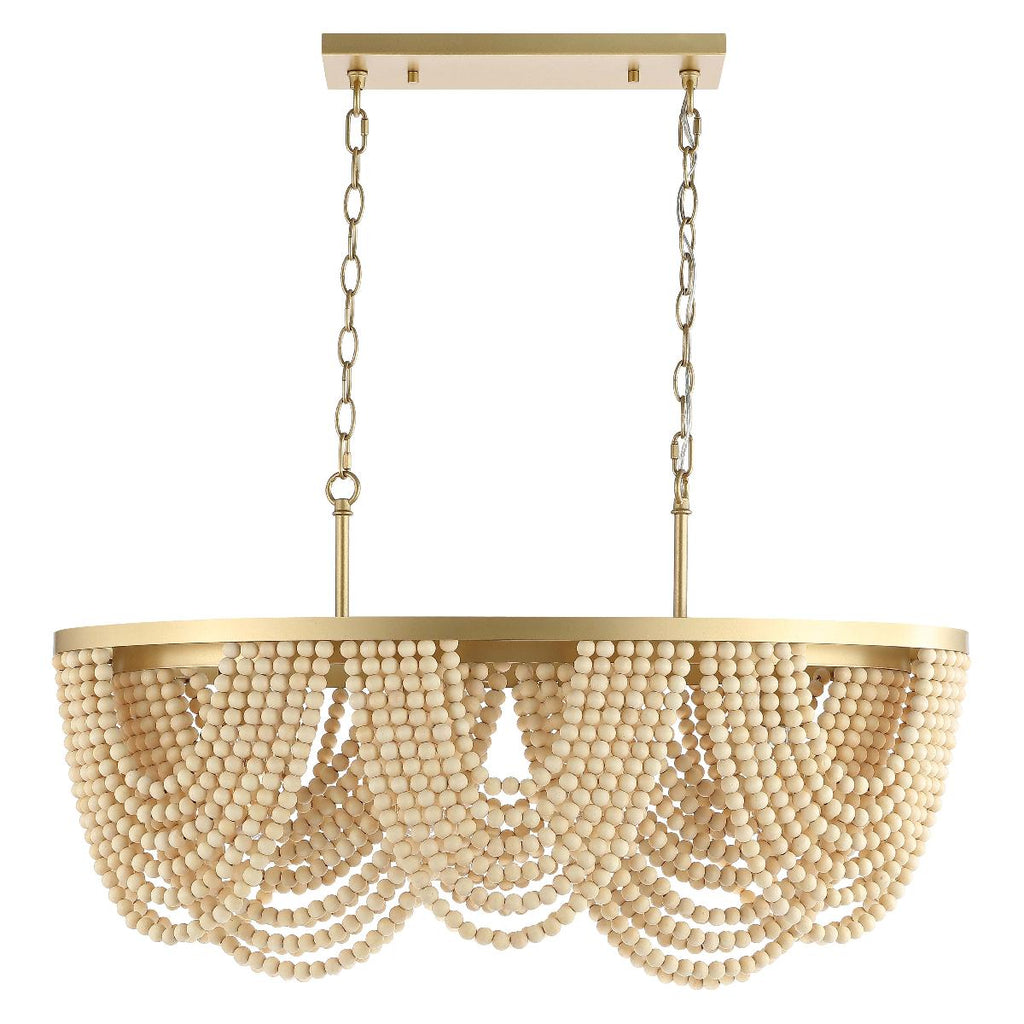 Safavieh Alluri Chandelier - Gold / Natural