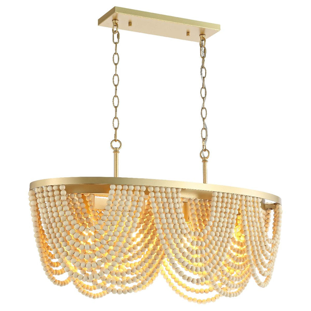 Safavieh Alluri Chandelier - Gold / Natural