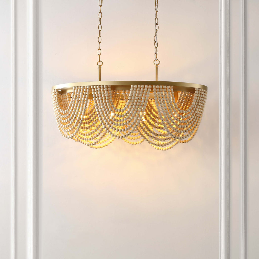 Safavieh Alluri Chandelier - Gold / Natural