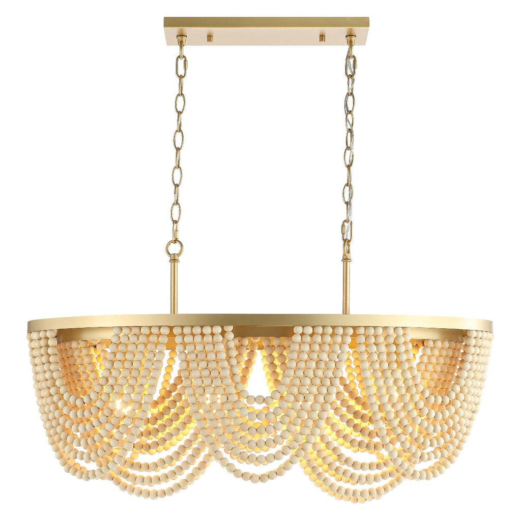 Safavieh Alluri Chandelier - Gold / Natural