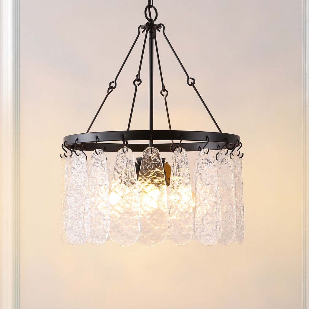 Safavieh Selene Chandelier - Black / Clear